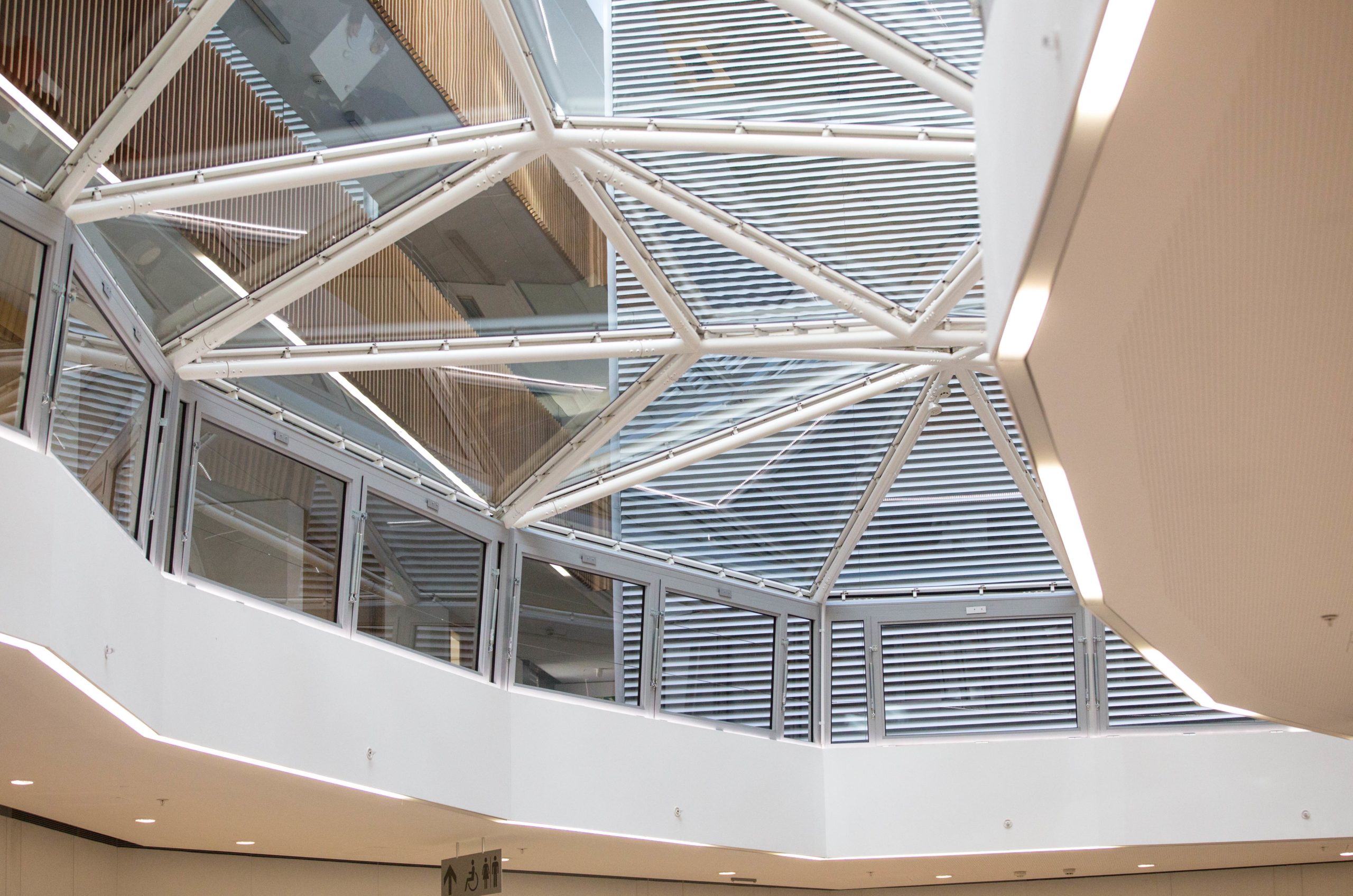 South crystal of the Andrew Wiles Building, University of Oxford